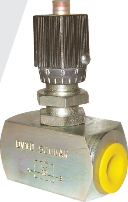 Flow Control Valve without Check Valve — DV (Inline Needle Valve)