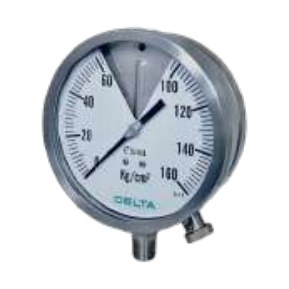 All SS Solid Front Pressure Gauge