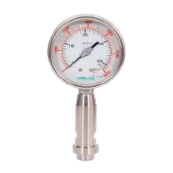 All SS Homogenizer Gauge — Diaphragm Type