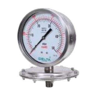 All SS Schaffer Low Pressure Gauge — Diaphragm Type