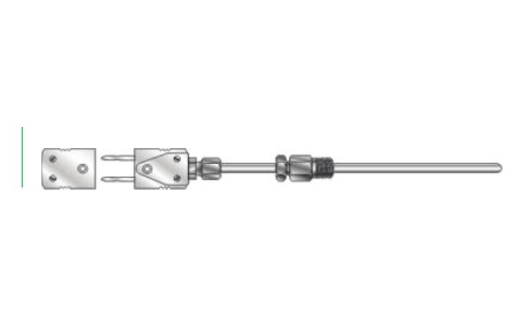 Thermocouple Insert with Plug & Jack Connector
