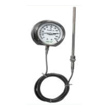 Fully SS Thermometer with Capillary
