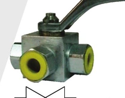 KH3 High Pressure Ball Valve — 3-Way