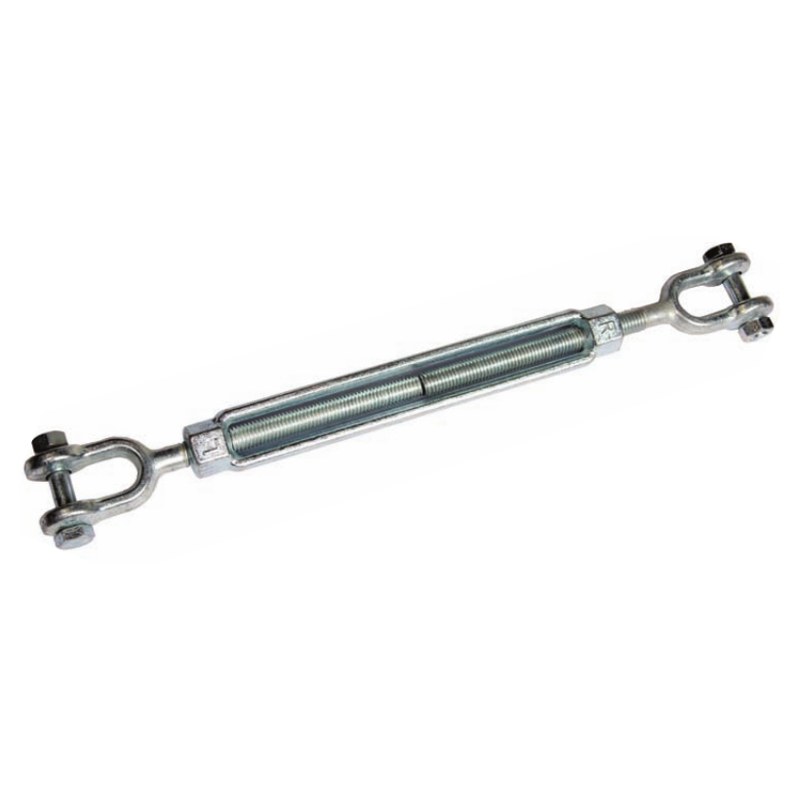 Drop Forged Heavy Duty Galvanised Turnbuckle — Jaw & Jaw