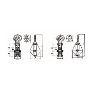Wire Rope Pulley Block — Single Sheave, Closed, Heavy Duty