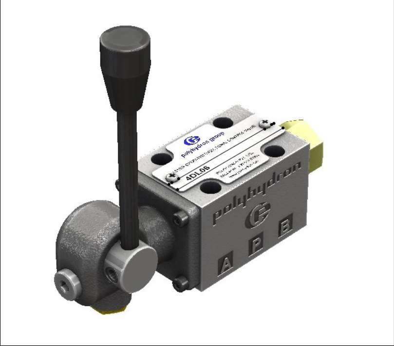 Lever Operated Directional Control Valve — 4DL06 (CETOP 3)