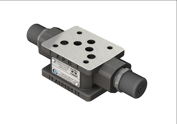 Throttle cum Check Valve, Modular — TCM10